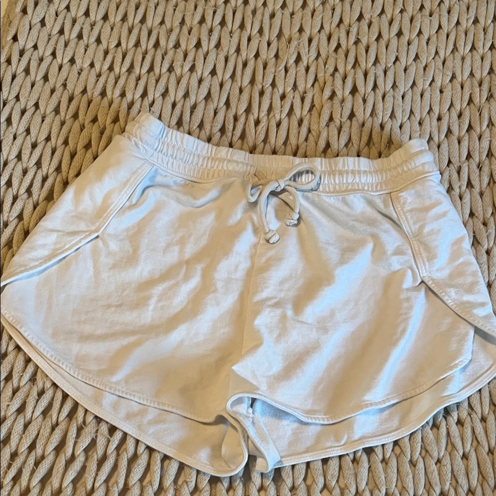 Aerie Women's Casual White cotton Shorts